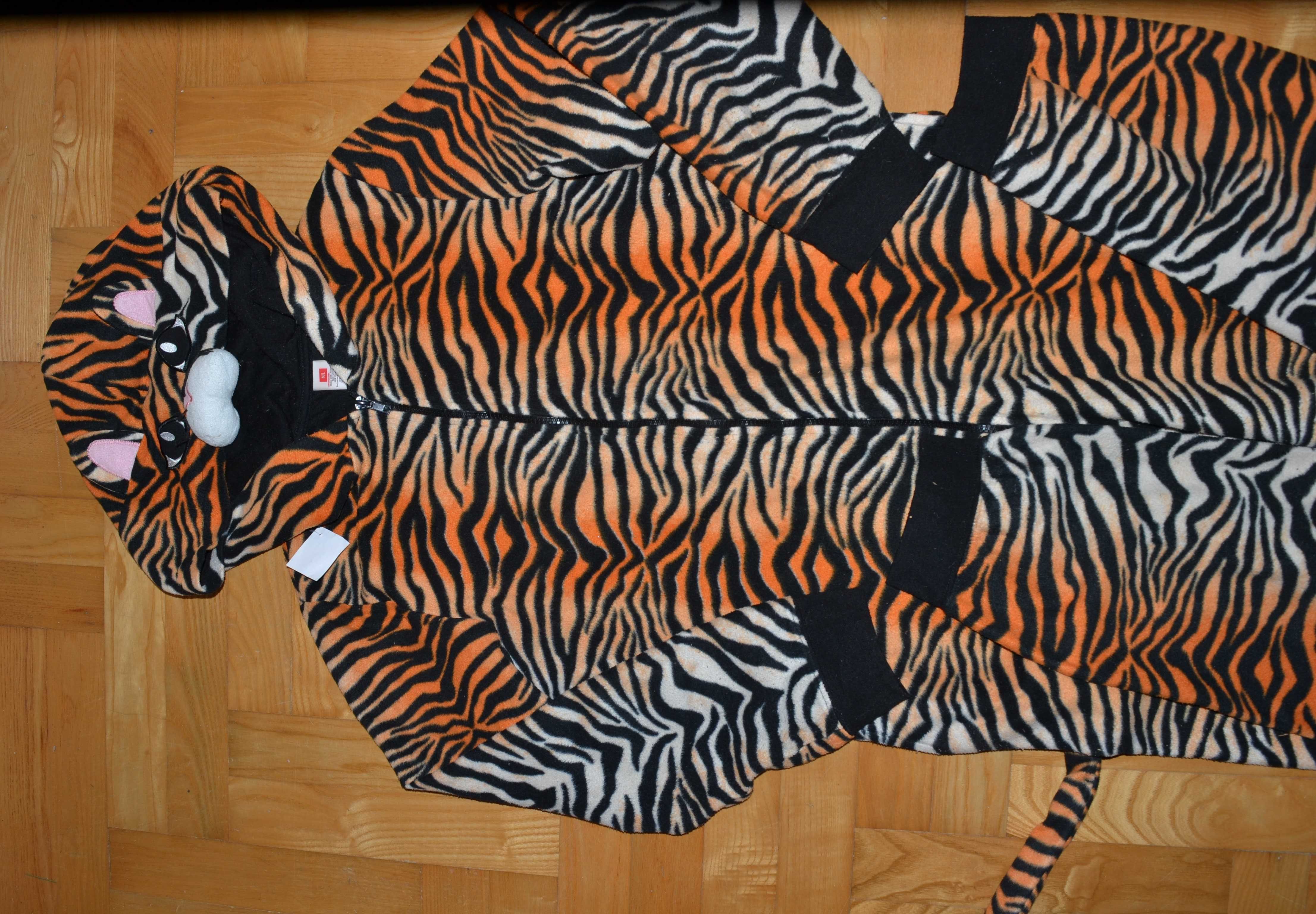 271# Tygrys strój piżama przebranie M/L