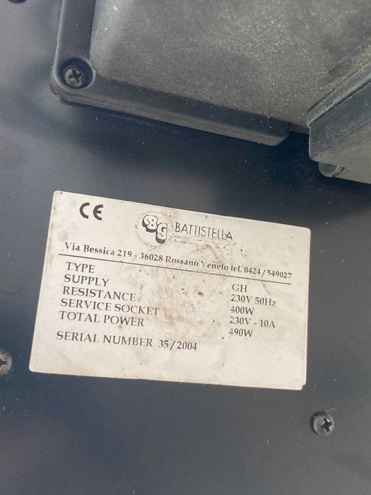 Tábua de Engomar e caldeira "BATTISTELLA"