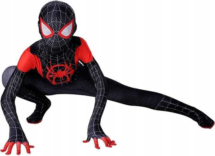 Strój przebranie kostium SPIDERMAN pająk roz. 140cm Q9