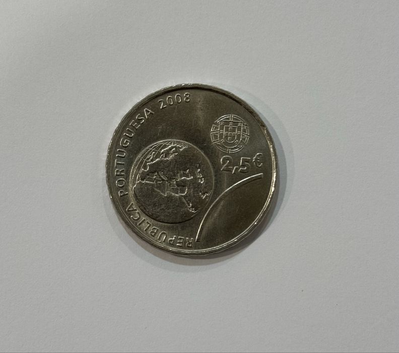 Numismática - Moeda Portuguesa 2,5€ Jogos Olímpicos de Pequim 2008