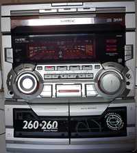 Wieża Philips FW878C/34 CD Radio Magnetofony Wejście audio subwoofer