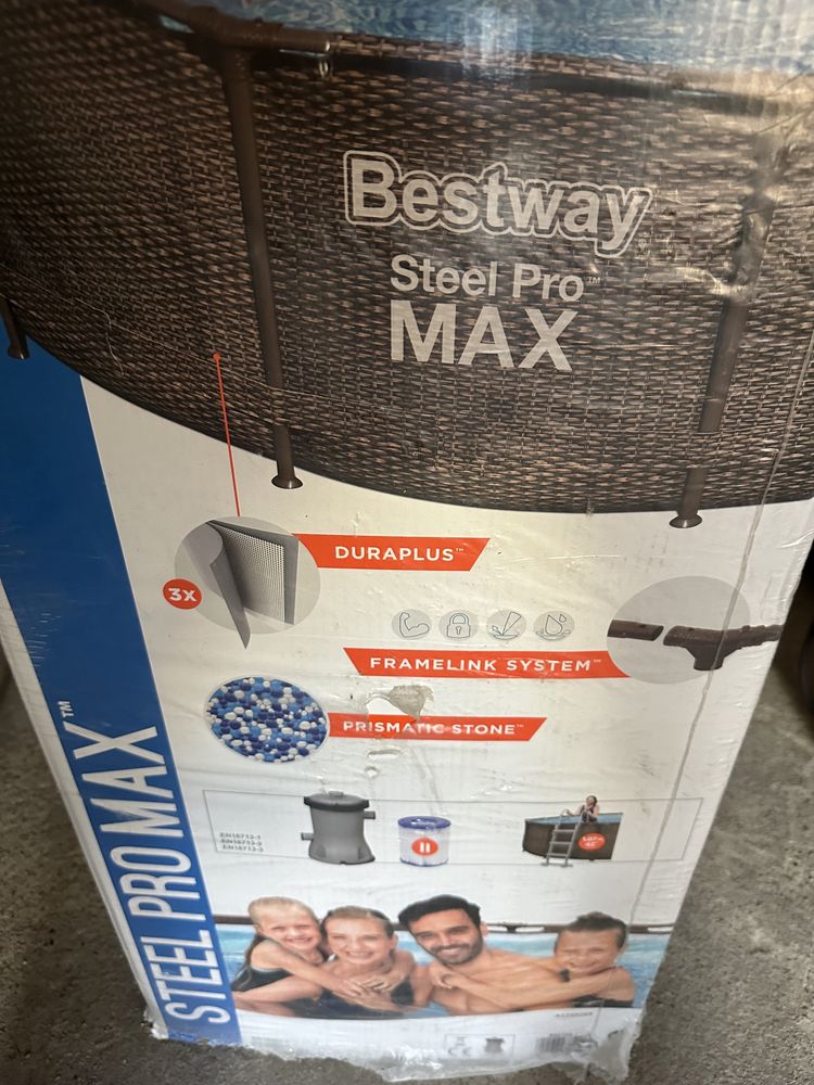 Nowy basen stelażowy Bestway Stell Pro Max 3,66 x 1 m