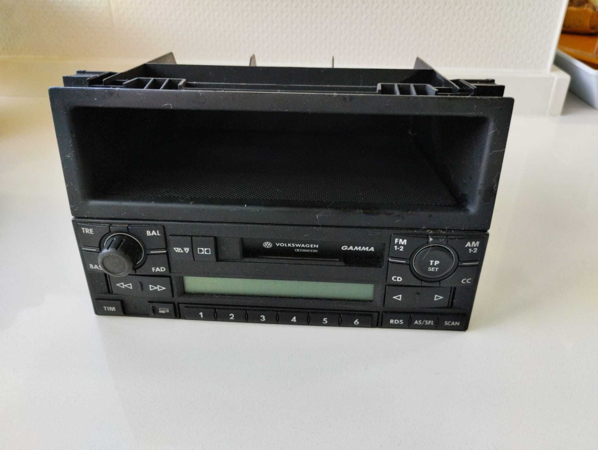 Rádio Volkswagen Gamma Original com leitor caixa de 6 CD's incluído