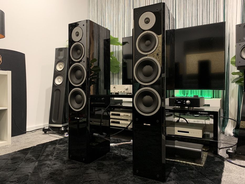 Audiofilskie Kolumny Dynaudio Focus 340 PARA Black Piano Sklep 20000zł