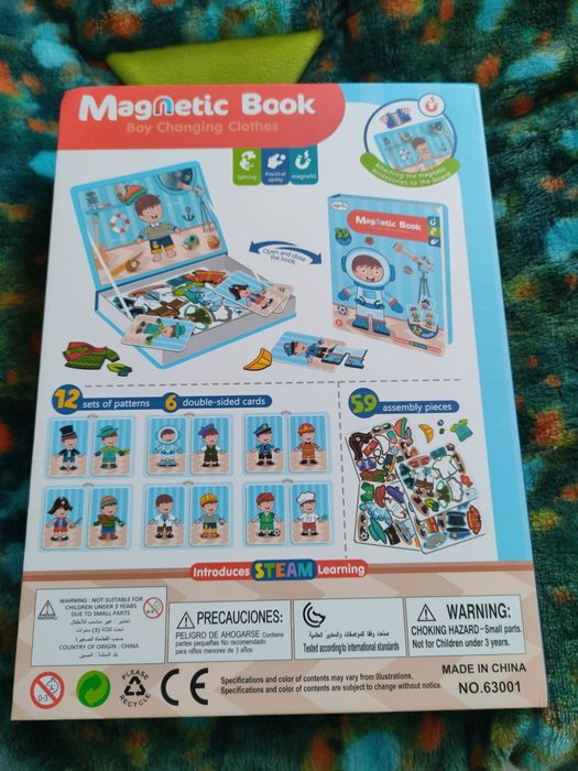 Układanka magnetyczna zawody, magnesy