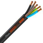 TITANEX H07RN-F 5G10 Kabel zasilający 5x10mm² (czarny) 1m