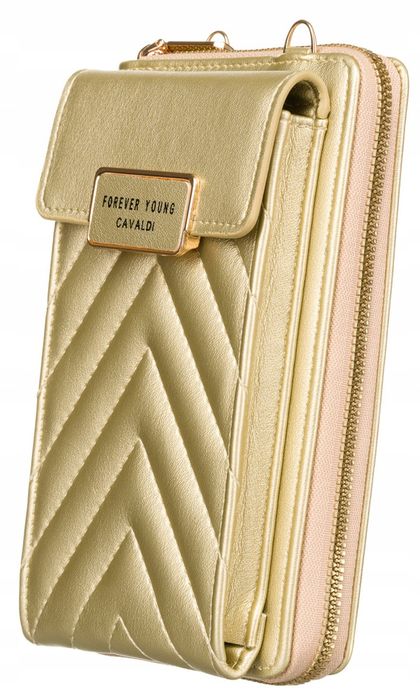 damska mini torebka-portfel ze skóry ekologicznej - 4u cavaldi