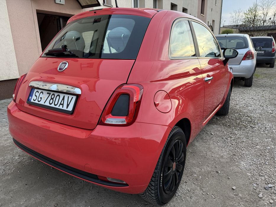 Fiat 500 1.2 Polift Corallo Rosso Mały Przebieg PL Salon