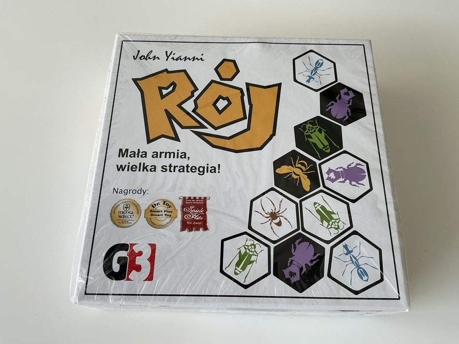 Rój (Hive) gra planszowa + 3 dodatki
