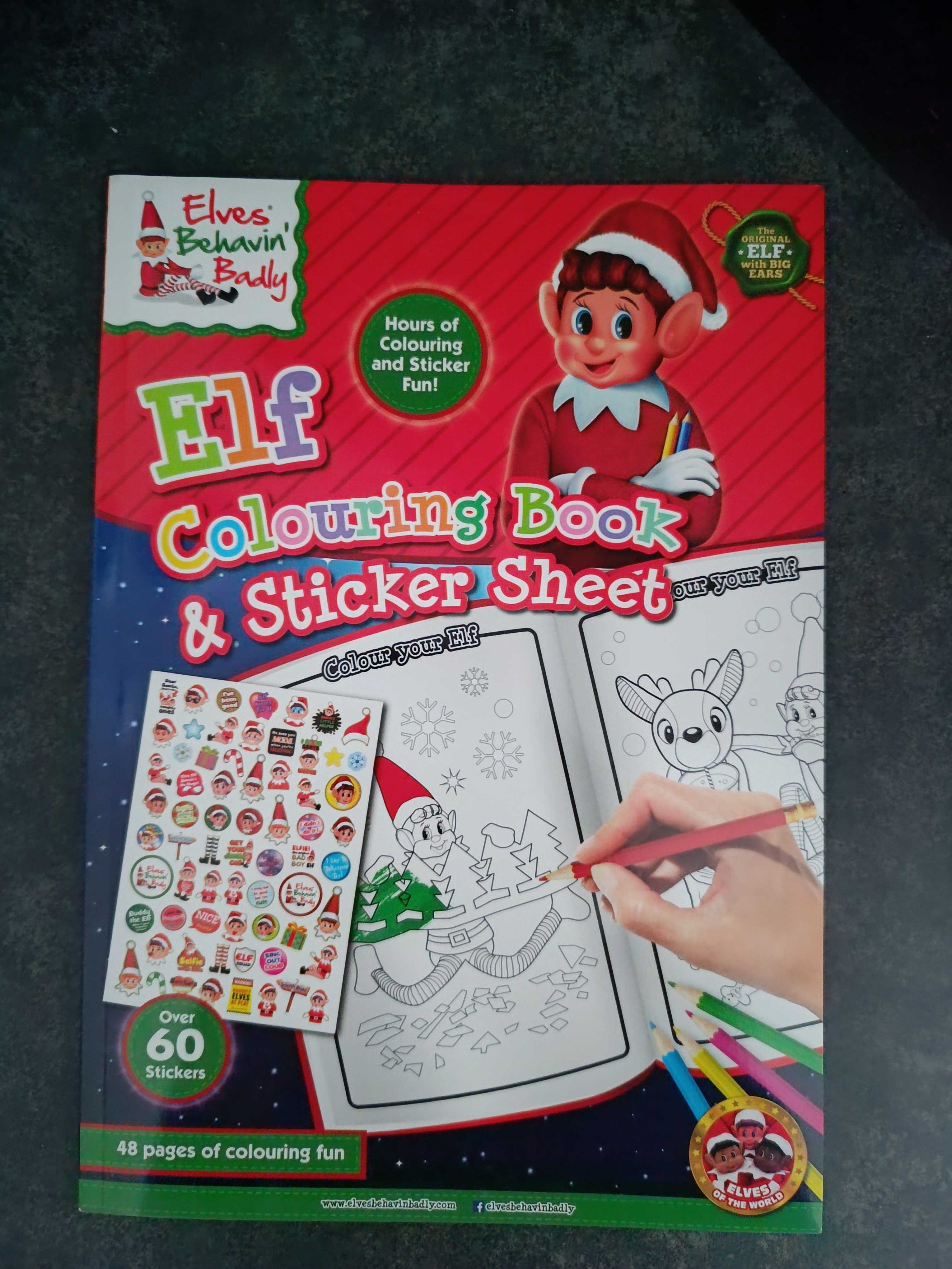 Elves badly behaving elf on the shelf książka kolorowanka