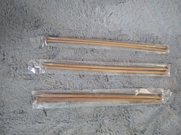 Druty bambusowe do wełny