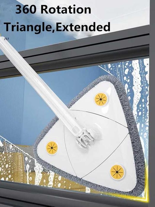Novo estendido triângulo mop 360 torção espremer