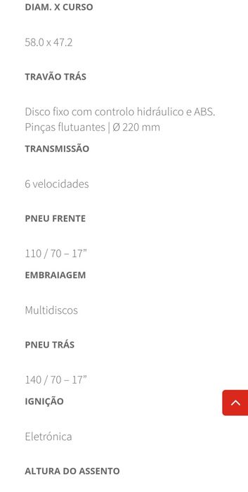 SWM 125cc Valor até segunda feira