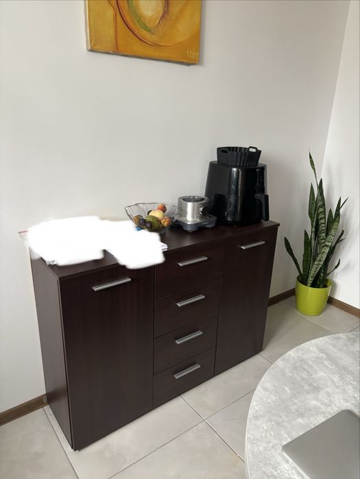 Komoda helena 120cm 2D4S wenge duża garderoba szafka półka szafki