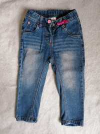 Jeansy niemowlęce Ergee r. 86, spodnie jeansowe Zara