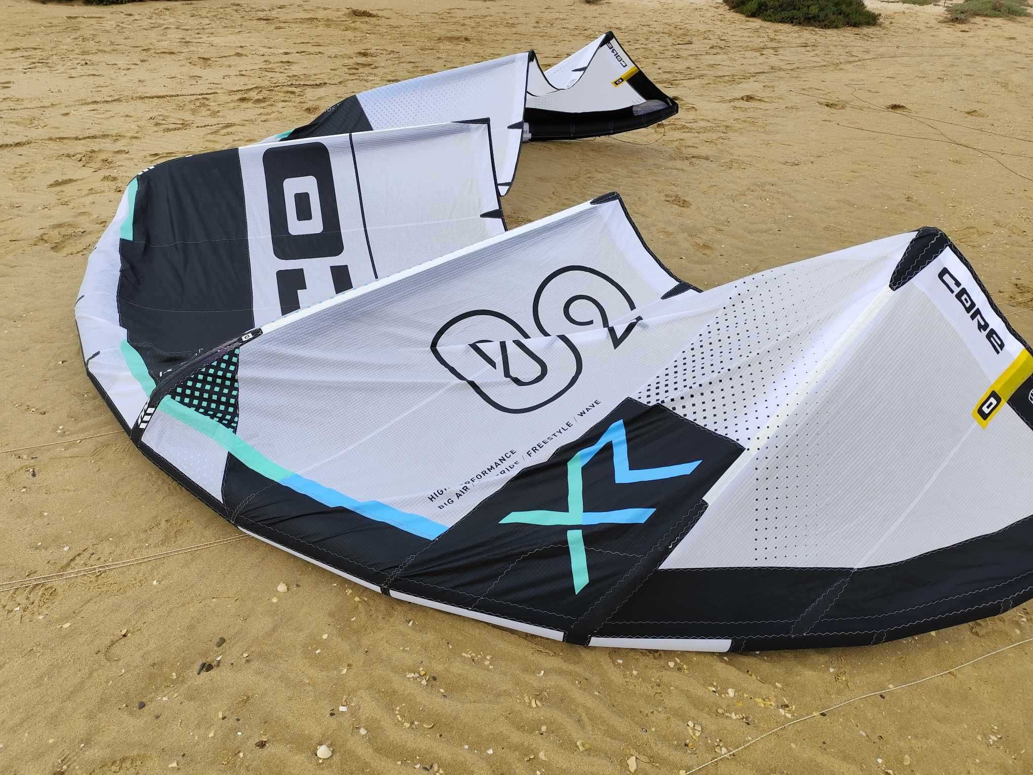 Kite Core XR8 de 9 m,  barra sensor pro 3 de 2024 + prancha fusion 6