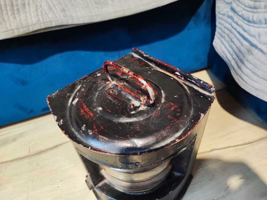 Stara lampa okrętowa z lat 50,industrial