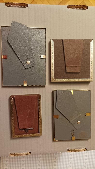 Stare ramki do zdjęć metalowe że szkłem