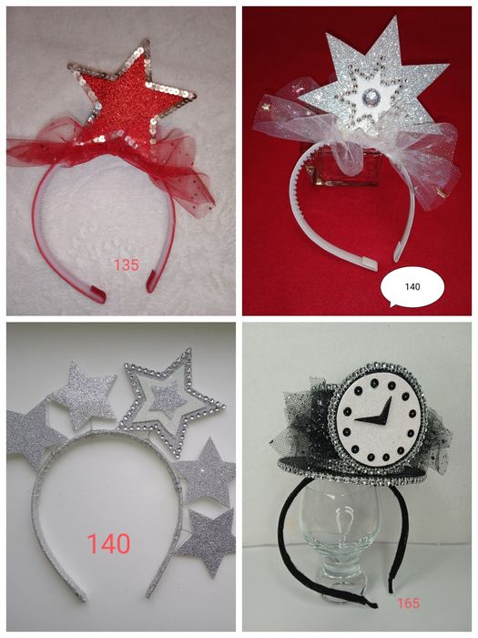 Обручі цукерка,зефірка,годинник,зірка