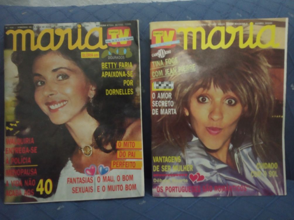 Lote de 16 Revistas MARIA, anos 80