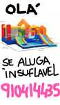 Alugo insuflável baixo preço