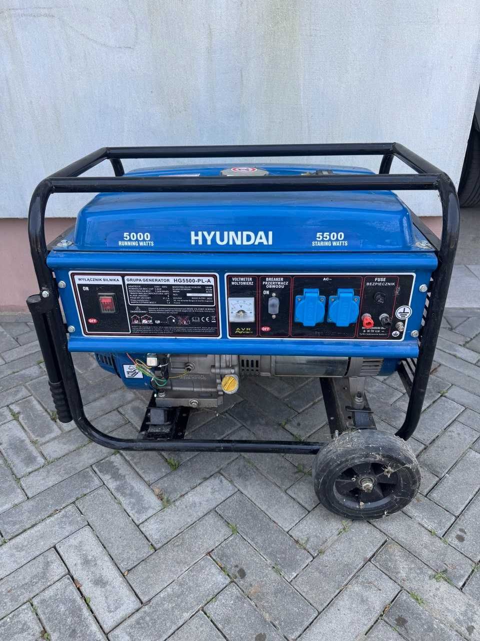 Бензиновий генератор Hyundai HG5500-PL-A