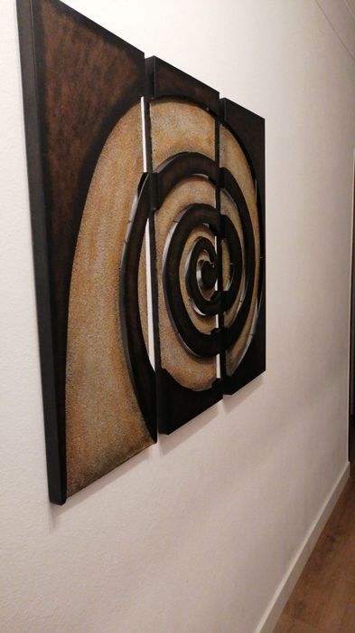 Painel Decorativo Tríptico – Sofisticação em 3 peças de 30x84cm