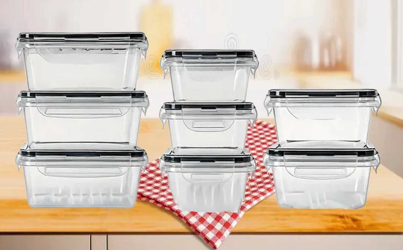 12 x pudełka na żywność lunchbox pojemniki plastikowe śniadaniówka