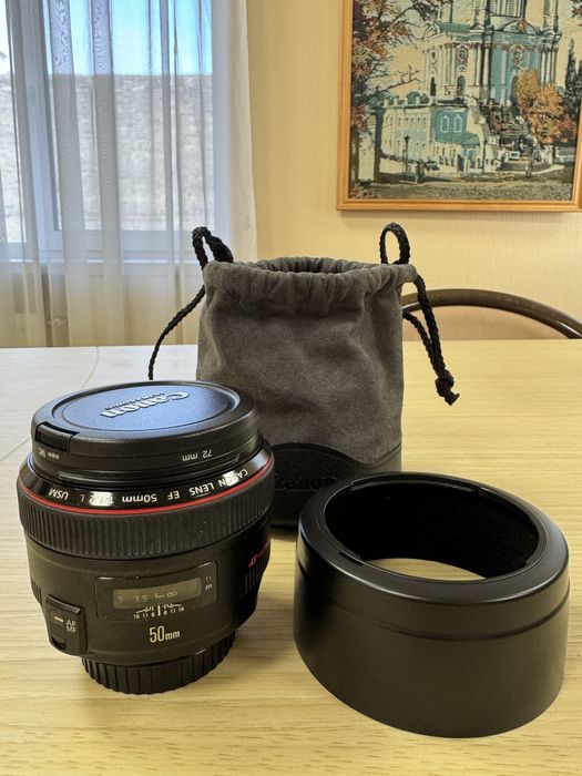 Canon EF 50mm f/1.2L USM —  портретний об’єктив