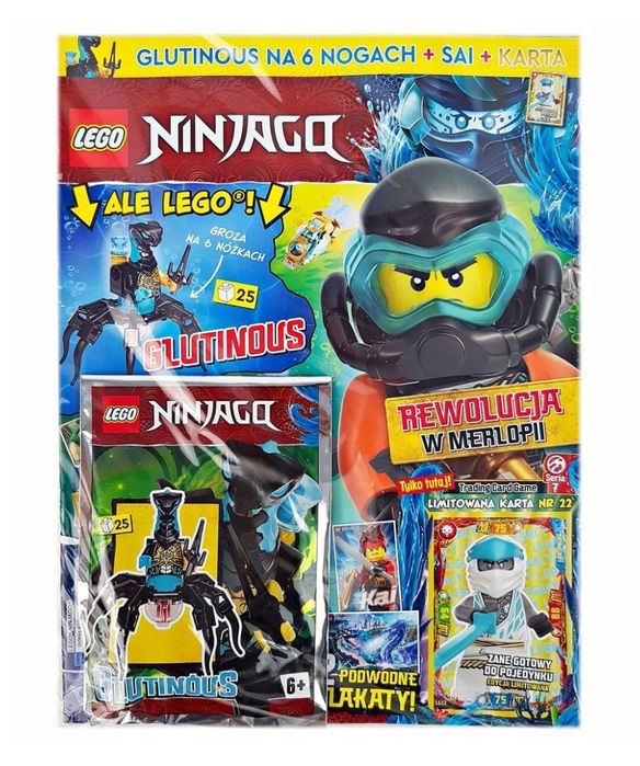 Nowa gazetka gazeta lego klocki ninjago robot