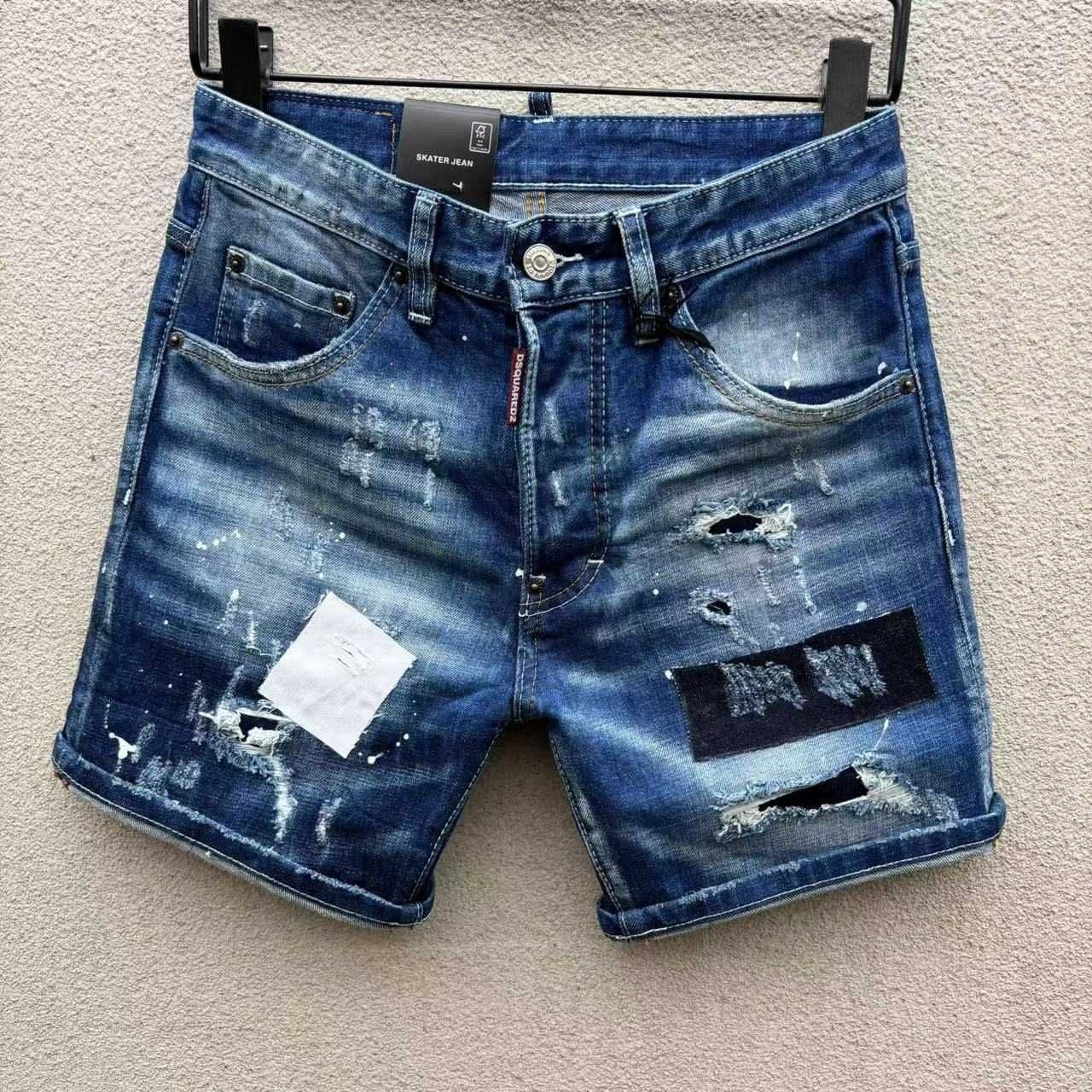 Dsquared2 szorty spodenki przetarcia jeanoswe SS24