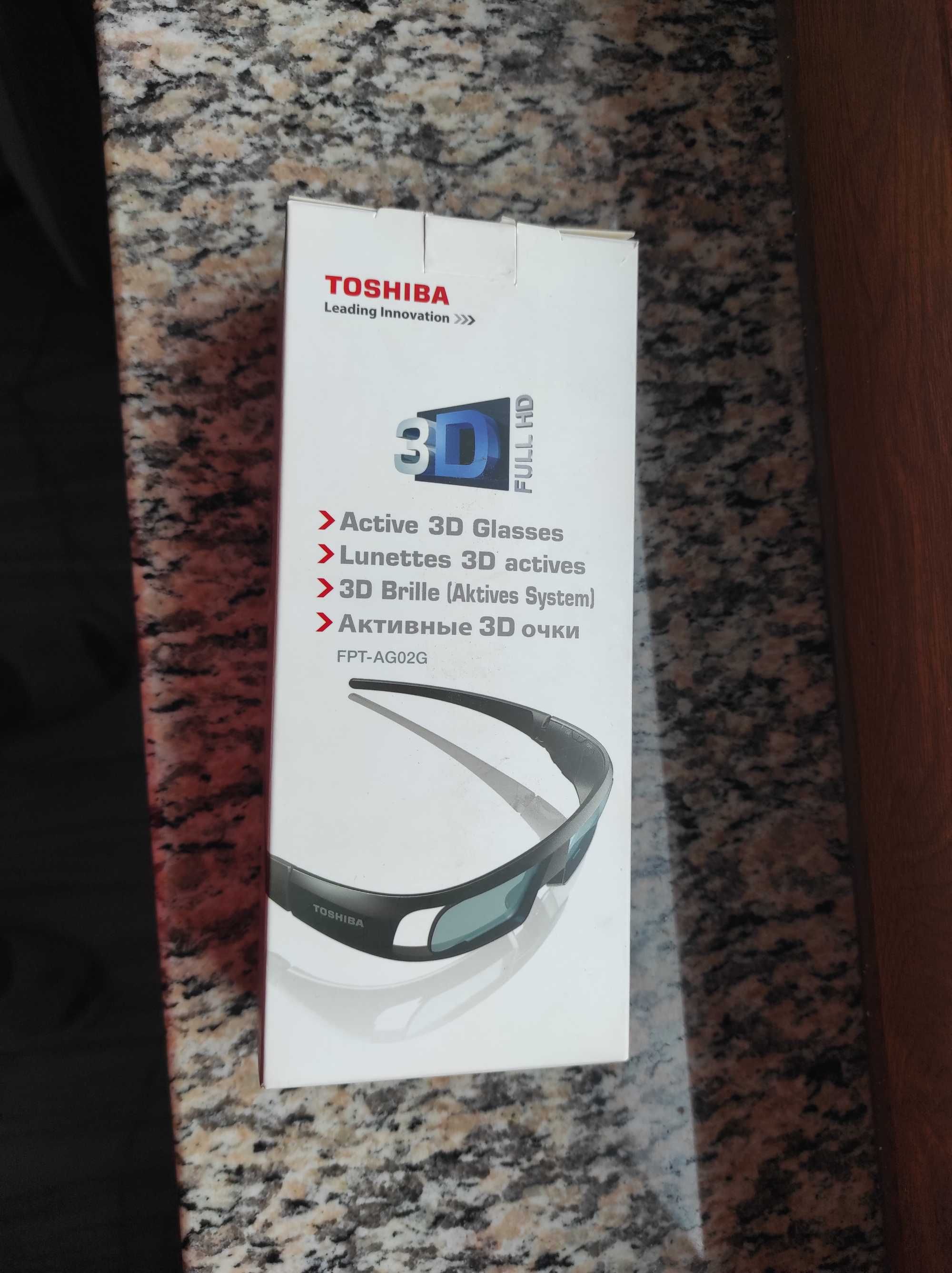 okulary 3D Toshiba full hd
