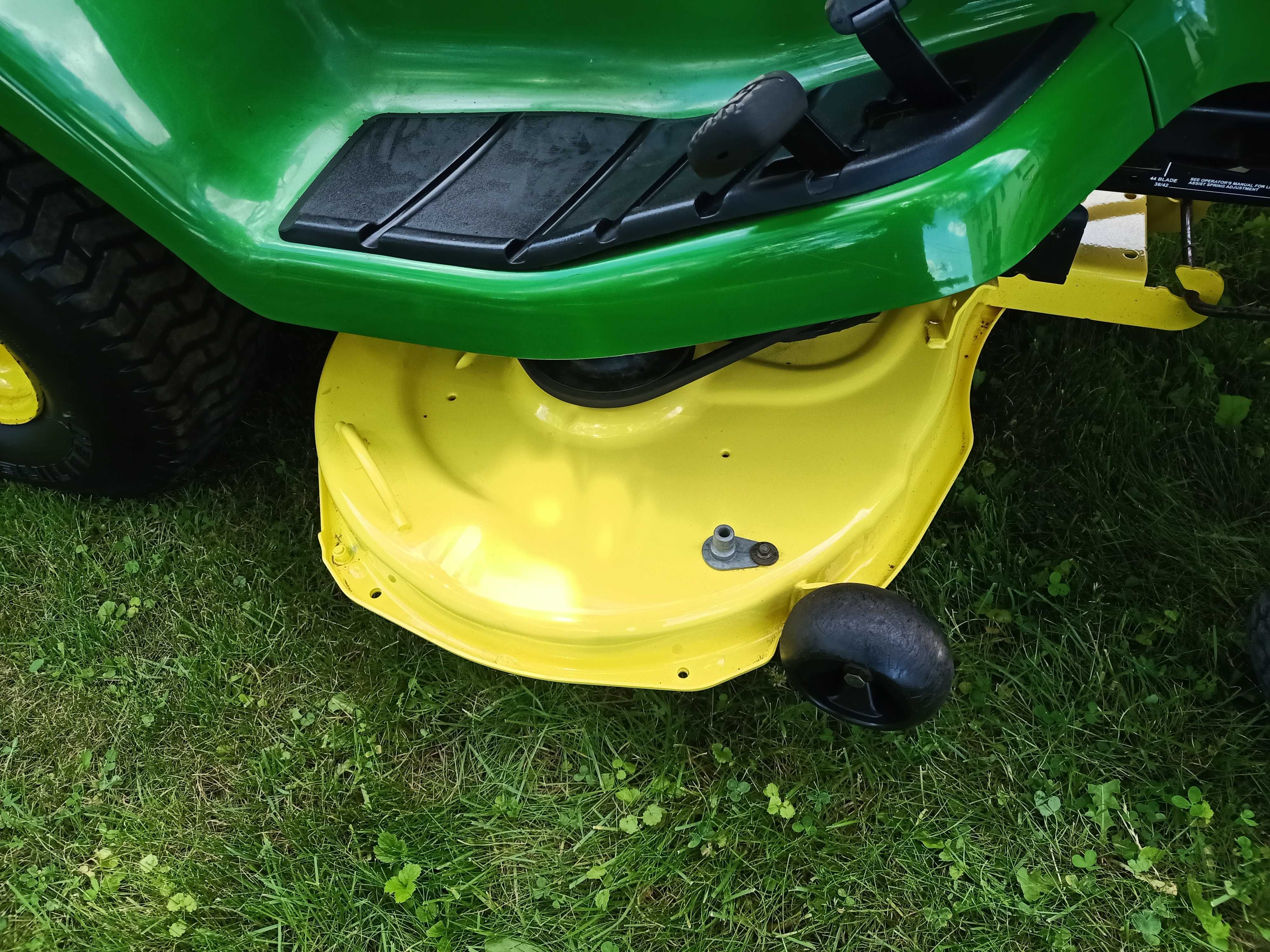 Traktorek Kosiarka John Deere X305 R pompa oleju 17KM