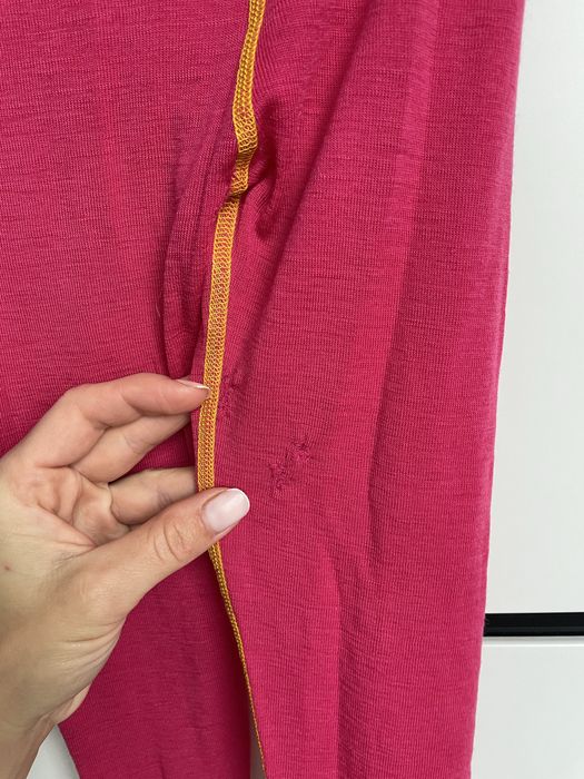Termiczne dziewczece leginsy wełniane Janus 104 stan dobry merino wool