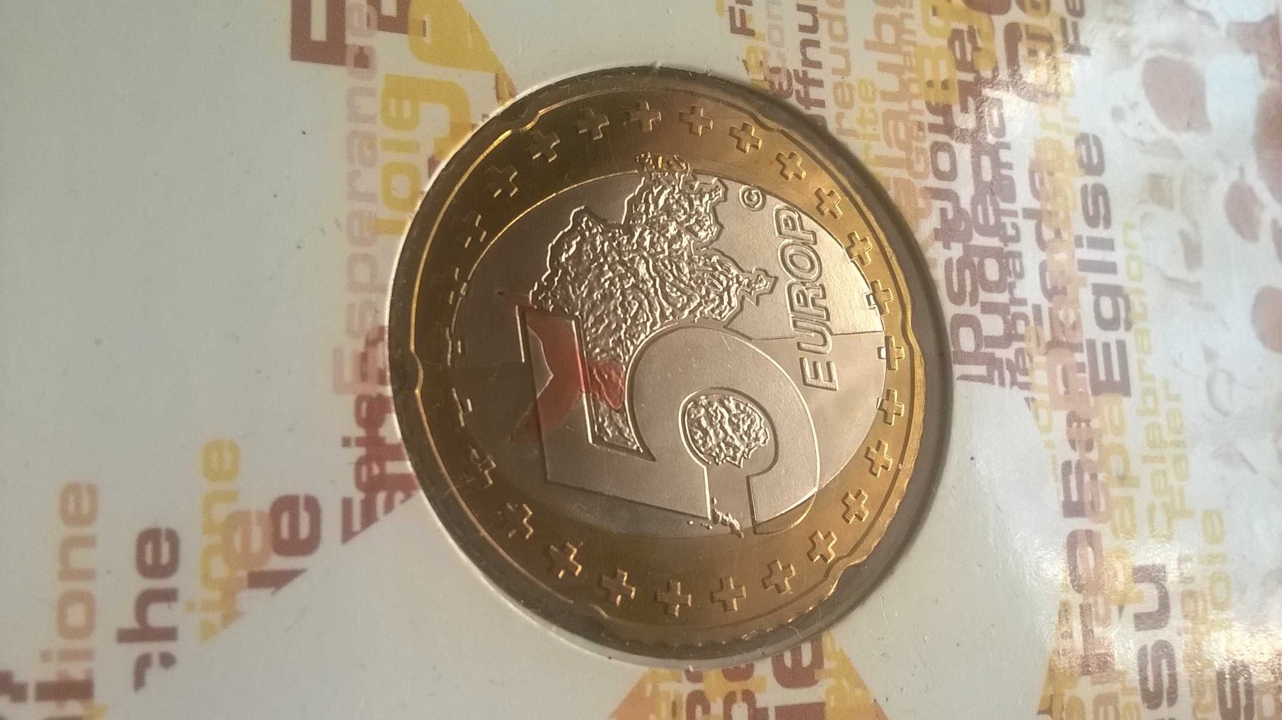 Próbna Moneta  5 Euro Szwajcaria