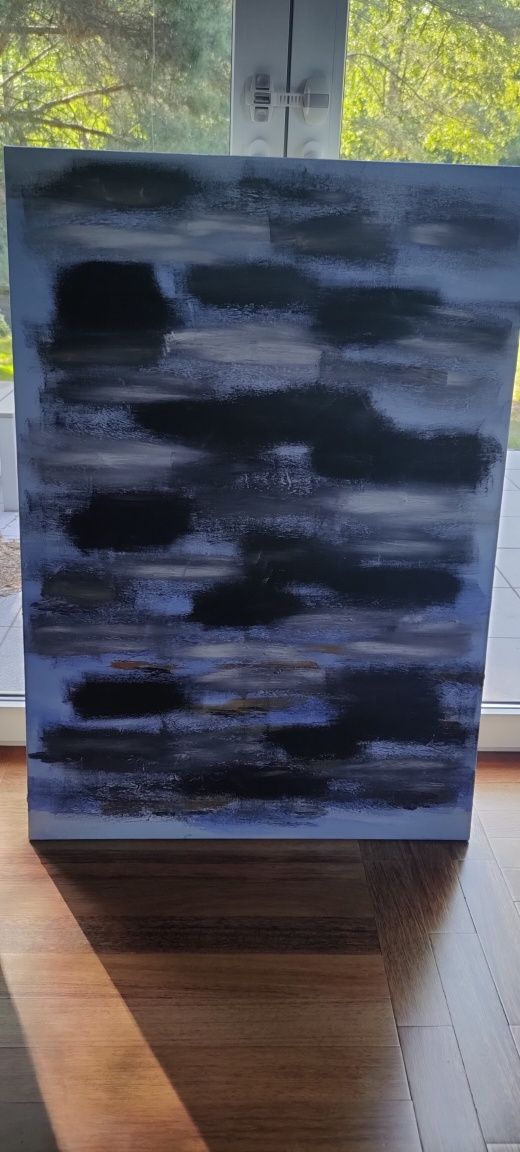 Obraz abstrakcja olej na płótnie 100x70 cm 70x100 cm malowany ręcznie