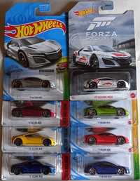 Vários hot wheels 17 acura nsx