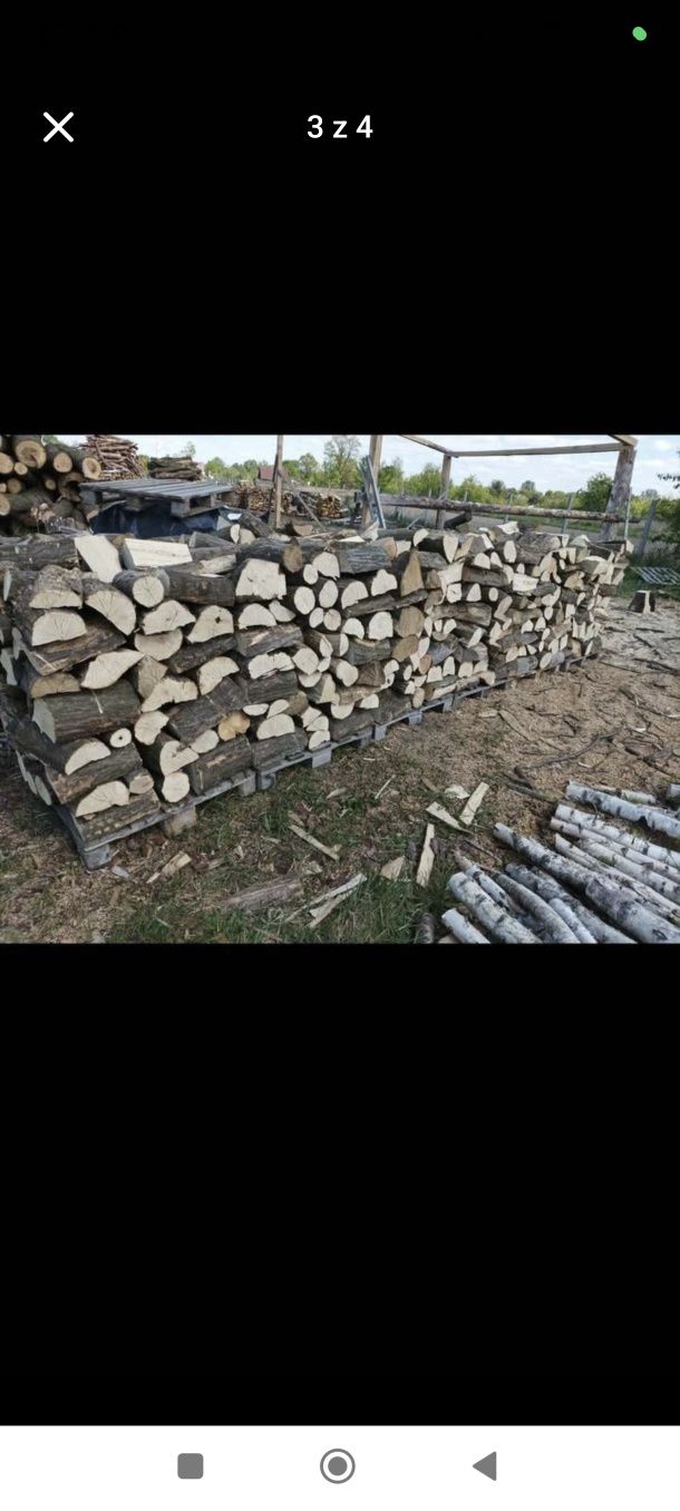 Drewno kominkowe i opałowe transport gratis