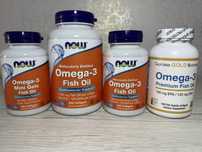 Омега 3 Now foods Каліфорнія/Вітамін Д3