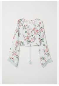 Divided від H&M р.S/36 блуза з квітковим принтом