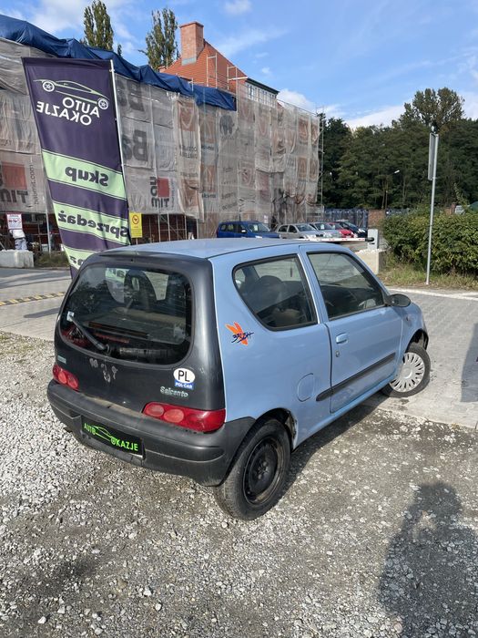 Fiat Seicento 1.1b// oszczędny// niezawodny// do miasta// zamiana