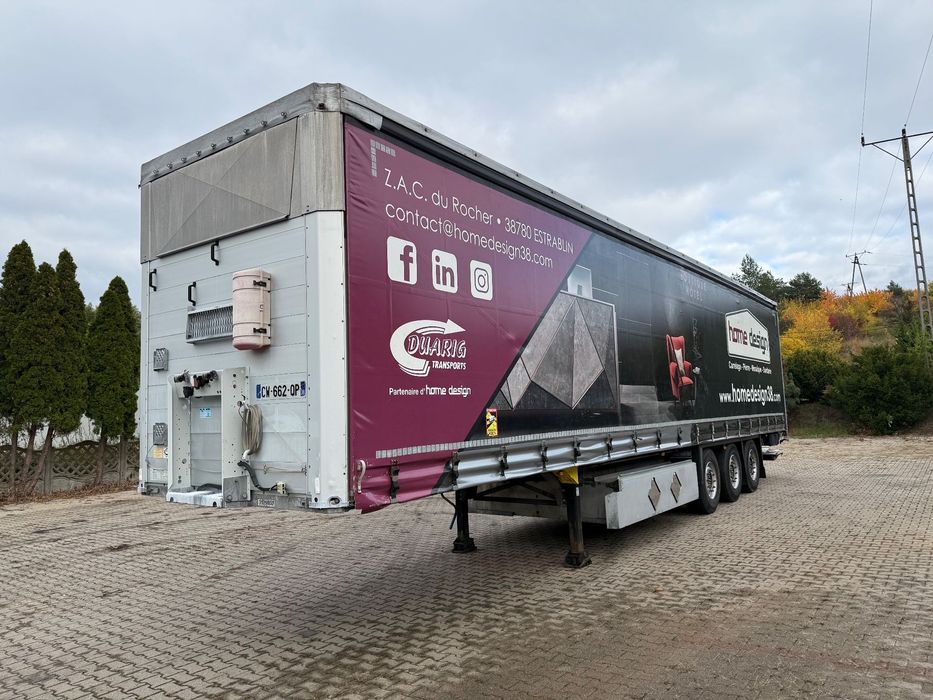 Schmitz Cargobull Firanka* Standart z Regulowanym Dachem* Osie SCHMITZ* 2x OŚ PODNOSZONA*  PALECIARA* Nowe Plandeki i Dach* Z Francji  Firanka* Standart z Regulowanym Dachem* Osie SCHMITZ* 2x OŚ PODNOSZONA