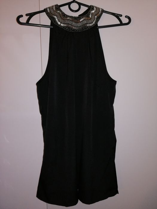 Bluzka elegancka bez rękawów