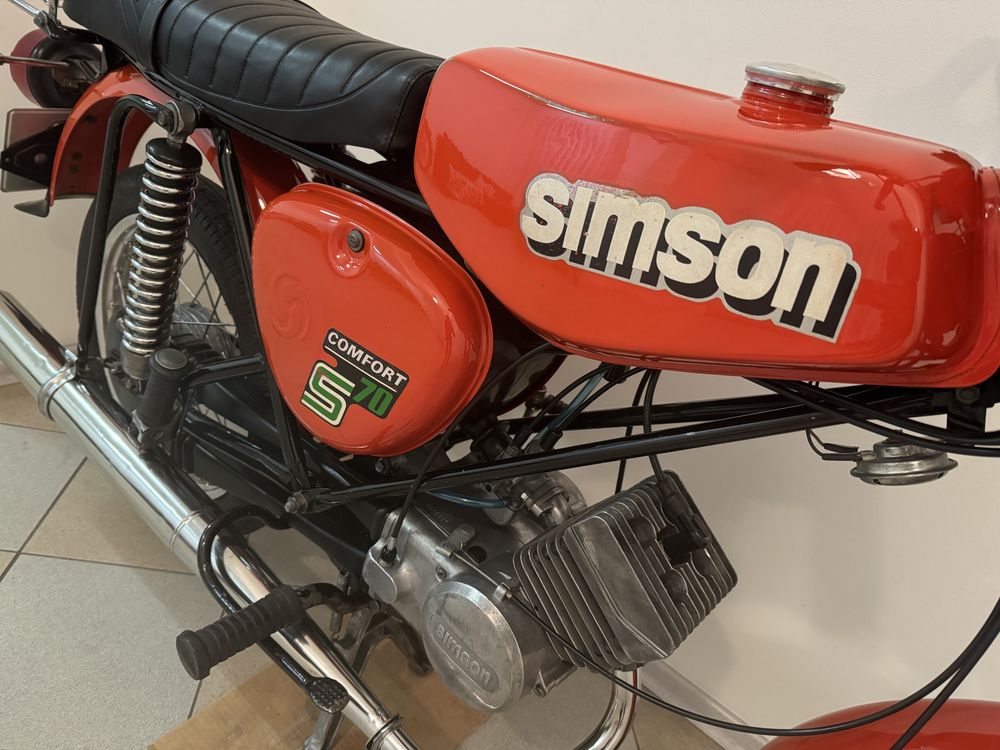 Simson S70 Comfort, DDR !!! Oryginał !!! Stan kolekcjonerski !!!
