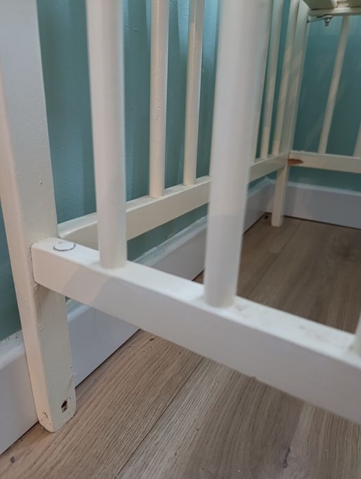 Łóżeczko białe 120x60