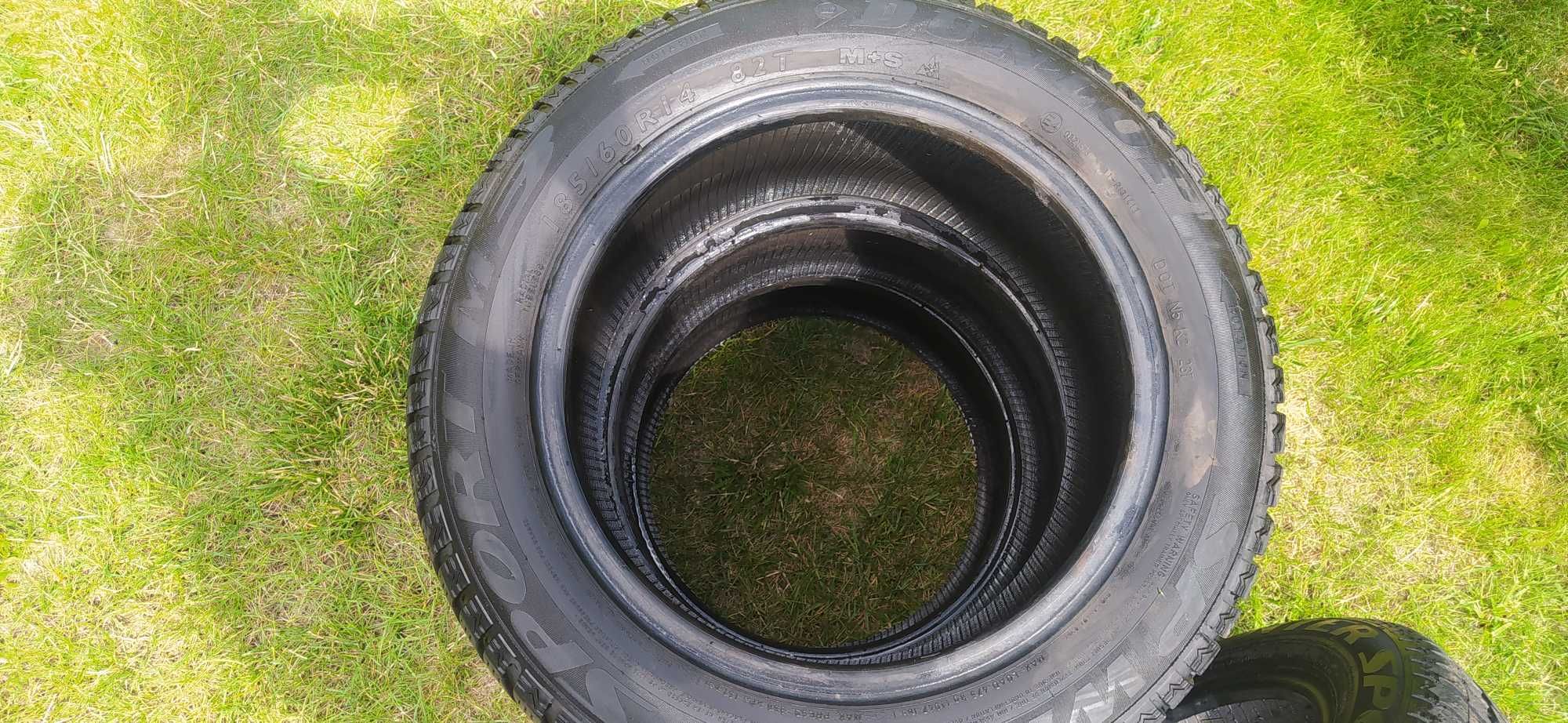 Opony zimowe 185/60 R14 6mm Dunlop SP Winter  3M Cena za komplet 150zł