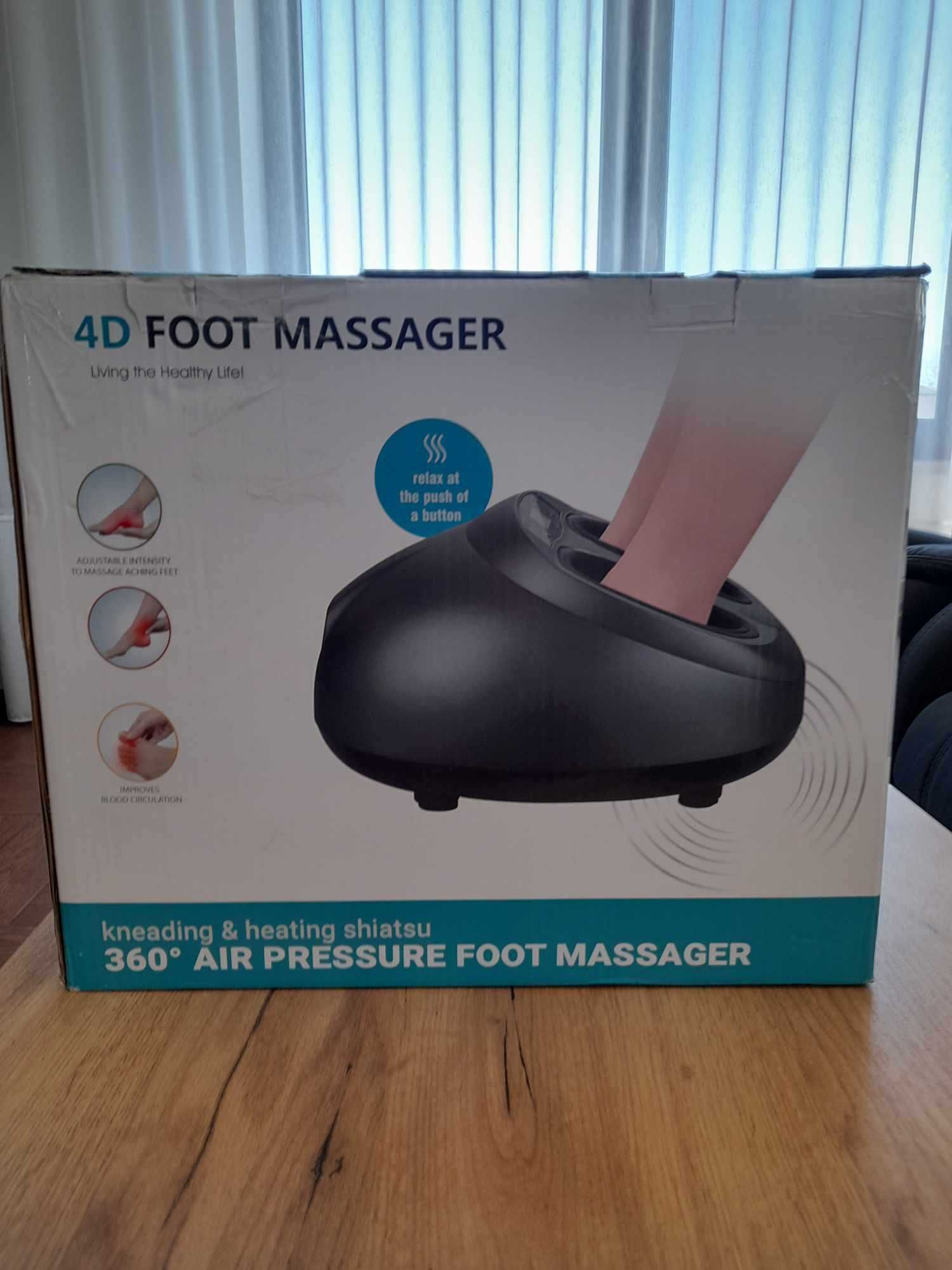 Masażer do stóp z funkcją SHIATSU I AKUPRESURY 7w1_NOWY_OKAZJA!!