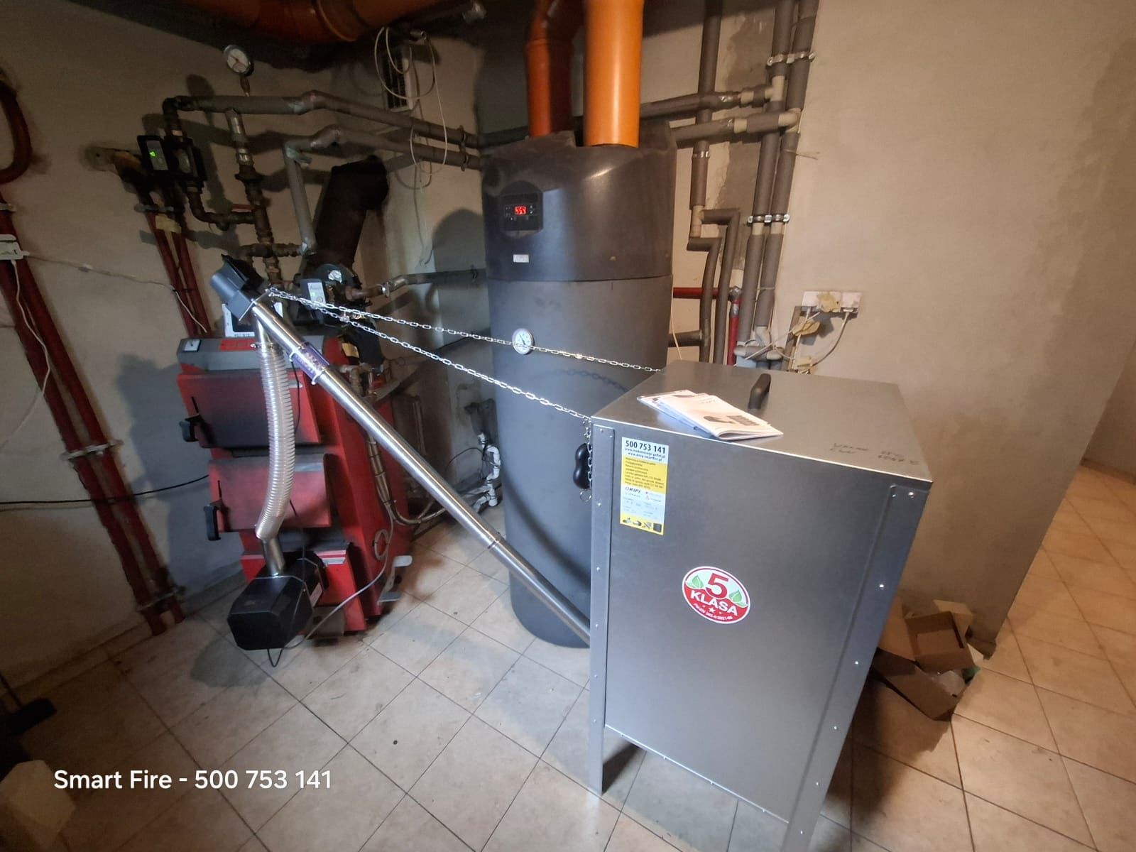 Zestaw do przeróbki pieca kotła na pellet pelety 3-10 kW Kipi Rotary