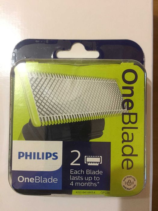 Змінне лезо Philips OneBlade Оригінал Двостороннє лезо QP