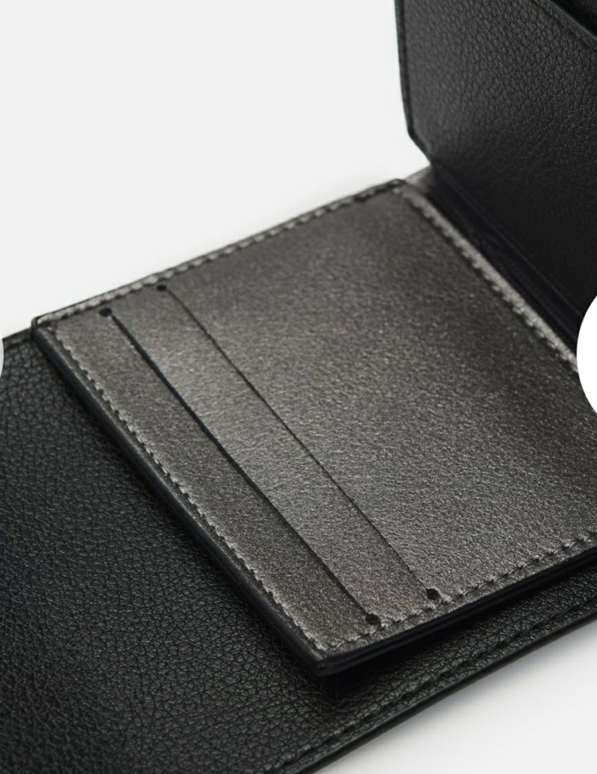 Nowy poreczny portfel czarny idealny na prezent